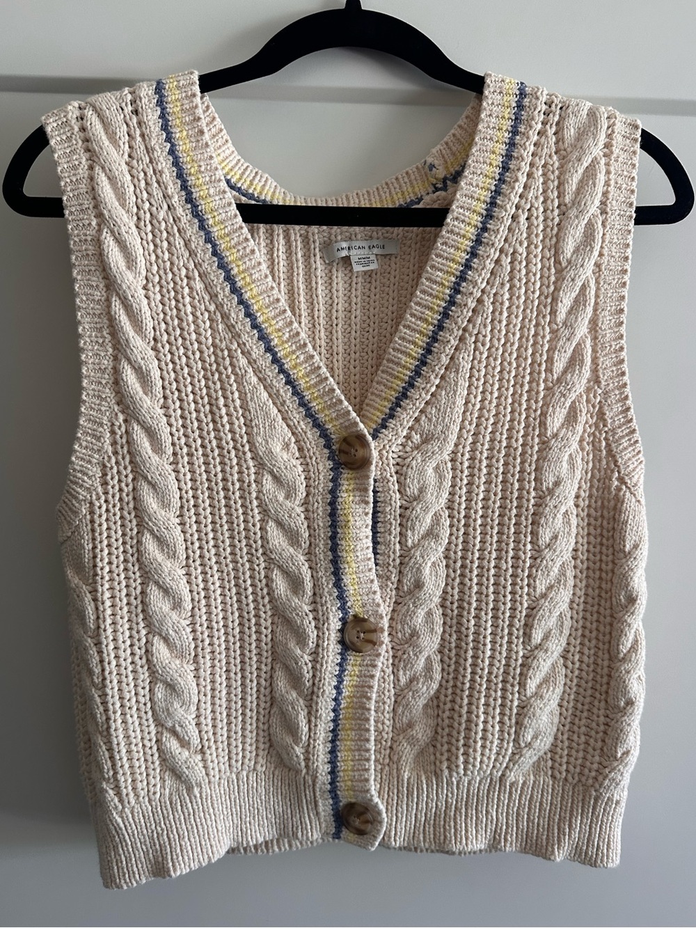 American Eagle Cable Knit Tank Top